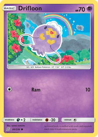 Drifloon - SM - Unified Minds (SM11) #80/236 - Common Pokémon Trading Card