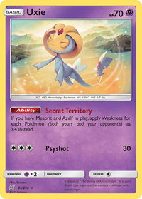 Uxie - SM - Unified Minds (SM11) #83/236 - Holo Rare Pokémon Trading Card