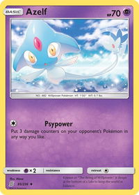 Azelf - SM - Unified Minds (SM11) #85/236 - Uncommon Pokémon Trading Card