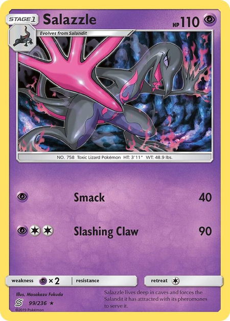 Salazzle (99) - SM - Unified Minds Pokémon trading card