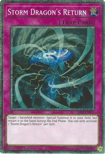 Storm Dragon's Return (Starlight Rare) - Rising Rampage (RIRA) #RIRA-EN077 - Starlight Rare YuGiOh Trading Card