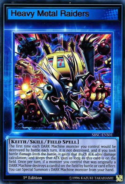 Heavy Metal Raiders (Skill Card) - Speed Duel: Scars of Battle YuGiOh trading card