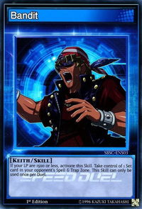 Bandit - Speed Duel: Scars of Battle (SBSC) #SBSC-ENS03 - Super Rare YuGiOh Trading Card