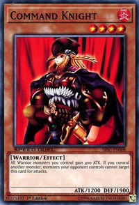 Command Knight - Speed Duel: Scars of Battle (SBSC) #SBSC-EN008 - Common / Short Print YuGiOh Trading Card