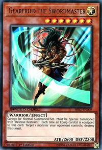 Gearfried the Swordmaster - Speed Duel: Scars of Battle (SBSC) #SBSC-EN009 - Ultra Rare YuGiOh Trading Card