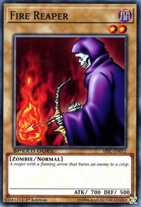 Fire Reaper - Speed Duel: Scars of Battle (SBSC) #SBSC-EN012 - Common / Short Print YuGiOh Trading Card