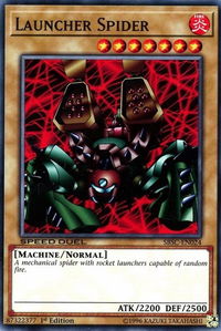 Launcher Spider - Speed Duel: Scars of Battle (SBSC) #SBSC-EN024 - Common / Short Print YuGiOh Trading Card