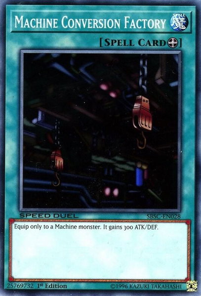 Machine Conversion Factory - Speed Duel: Scars of Battle YuGiOh trading card