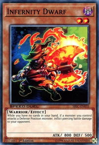 Infernity Dwarf - Speed Duel: Scars of Battle (SBSC) #SBSC-EN035 - Common / Short Print YuGiOh Trading Card