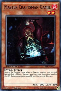 Master Craftsman Gamil - Speed Duel: Scars of Battle (SBSC) #SBSC-EN037 - Common / Short Print YuGiOh Trading Card