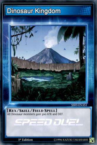 Dinosaur Kingdom - Speed Duel Decks: Ultimate Predators YuGiOh trading card