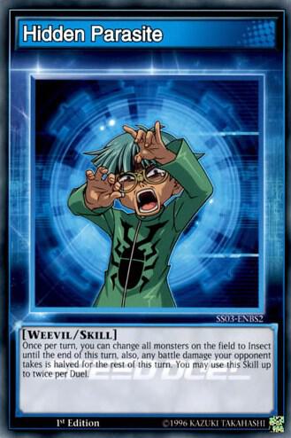 Hidden Parasite trading card from Speed Duel Decks: Ultimate Predators Hidden Parasite - Speed Duel Decks: Ultimate Predators YuGiOh trading card
