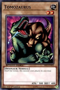 Tomozaurus - Speed Duel Decks: Ultimate Predators (SS03) #SS03-ENA05 - Common / Short Print YuGiOh Trading Card