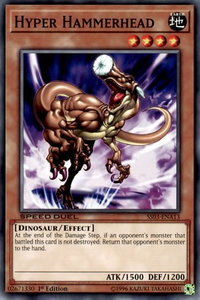 Hyper Hammerhead - Speed Duel Decks: Ultimate Predators (SS03) #SS03-ENA13 - Common / Short Print YuGiOh Trading Card