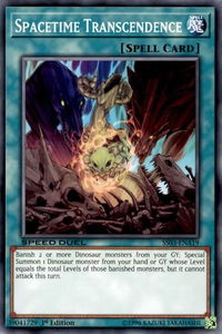 Spacetime Transcendence - Speed Duel Decks: Ultimate Predators (SS03) #SS03-ENA19 - Common / Short Print YuGiOh Trading Card