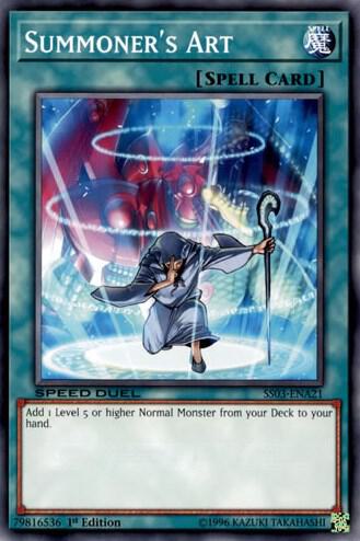 Summoner's Art - Speed Duel Decks: Ultimate Predators YuGiOh trading card