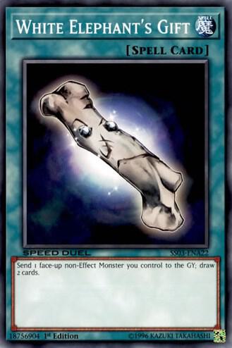 White Elephant's Gift (A) - Speed Duel Decks: Ultimate Predators YuGiOh trading card