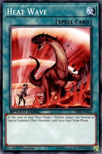 Heat Wave - Speed Duel Decks: Ultimate Predators (SS03) #SS03-ENA23 - Common / Short Print YuGiOh Trading Card
