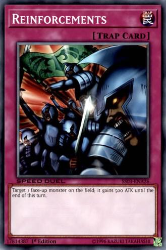Reinforcements - Speed Duel Decks: Ultimate Predators YuGiOh trading card