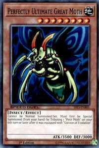 Perfectly Ultimate Great Moth - Speed Duel Decks: Ultimate Predators (SS03) #SS03-ENB01 - Common / Short Print YuGiOh Trading Card