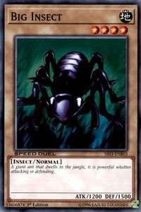Big Insect - Speed Duel Decks: Ultimate Predators (SS03) #SS03-ENB03 - Common / Short Print YuGiOh Trading Card