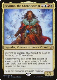 Sevinne, the Chronoclasm - Commander 2019 (C19) #49 - Mythic Magic: The Gathering Trading Card