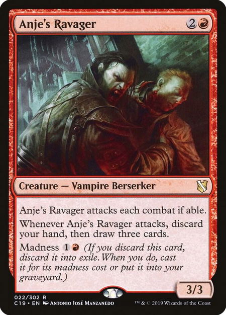 Anje's Ravager - Commander 2019 Magic: The Gathering trading card