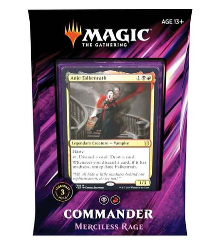 Commander 2019 Deck - Merciless Rage - Commander 2019 Magic: The Gathering trading card