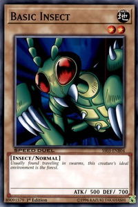 Basic Insect - Speed Duel Decks: Ultimate Predators (SS03) #SS03-ENB04 - Common / Short Print YuGiOh Trading Card