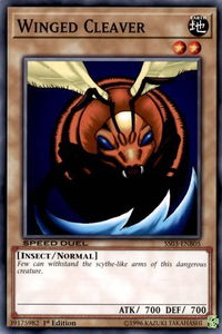 Winged Cleaver - Speed Duel Decks: Ultimate Predators (SS03) #SS03-ENB05 - Common / Short Print YuGiOh Trading Card