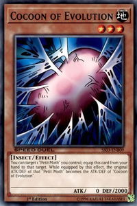 Cocoon of Evolution - Speed Duel Decks: Ultimate Predators (SS03) #SS03-ENB09 - Common / Short Print YuGiOh Trading Card