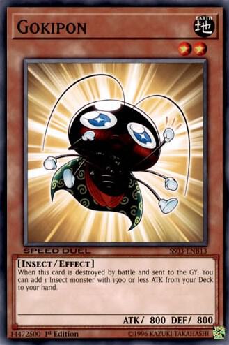 Gokipon trading card from Speed Duel Decks: Ultimate Predators Gokipon - Speed Duel Decks: Ultimate Predators YuGiOh trading card