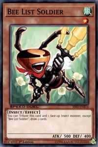 Bee List Soldier - Speed Duel Decks: Ultimate Predators (SS03) #SS03-ENB14 - Common / Short Print YuGiOh Trading Card