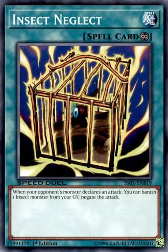 Insect Neglect - Speed Duel Decks: Ultimate Predators YuGiOh trading card