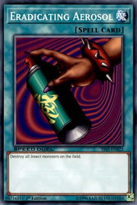 Eradicating Aerosol - Speed Duel Decks: Ultimate Predators (SS03) #SS03-ENB25 - Common / Short Print YuGiOh Trading Card