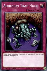 Adhesion Trap Hole - Speed Duel Decks: Ultimate Predators (SS03) #SS03-ENB28 - Common / Short Print YuGiOh Trading Card