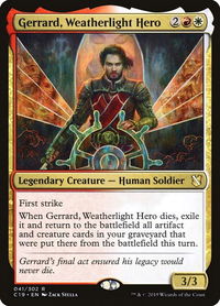 Gerrard, Weatherlight Hero - Commander 2019 (C19) #41 - Rare Magic: The Gathering Trading Card