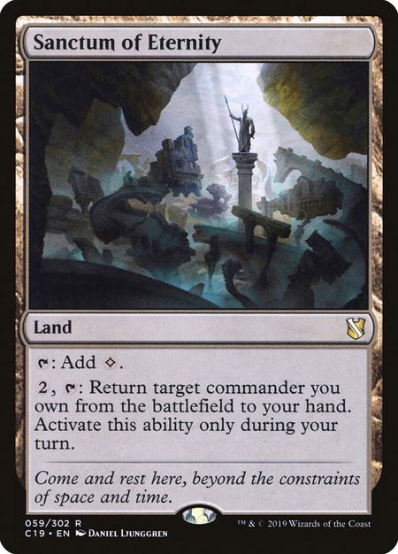 Sanctum of Eternity - Commander 2019 Magic: The Gathering trading card