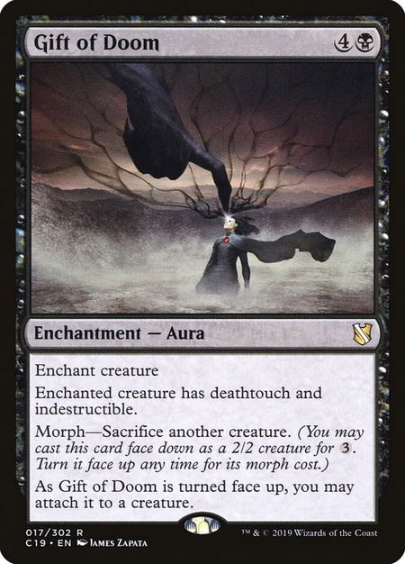 Gift of Doom - Commander 2019 Magic: The Gathering trading card