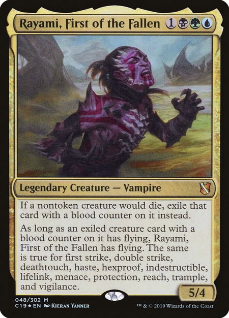 Rayami, First of the Fallen - Commander 2019 Magic: The Gathering trading card
