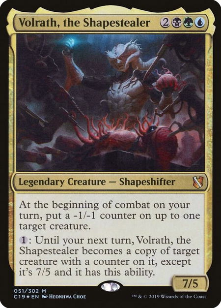 Volrath, the Shapestealer - Commander 2019 Magic: The Gathering trading card
