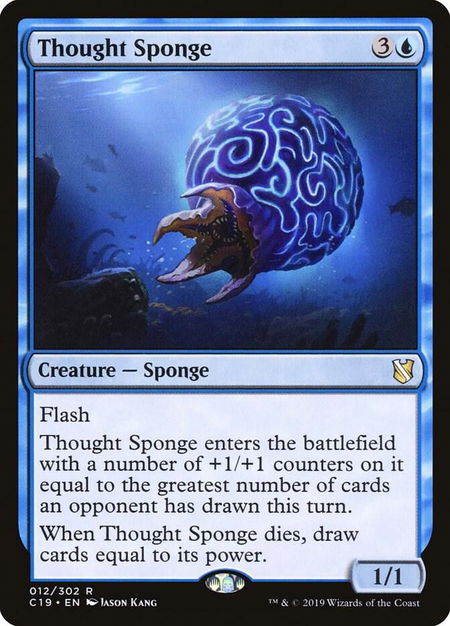 Thought Sponge - Commander 2019 Magic: The Gathering trading card