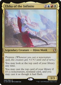 Elsha of the Infinite - Commander 2019 (C19) #40 - Mythic Magic: The Gathering Trading Card
