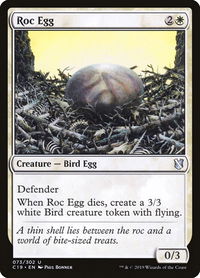 Roc Egg - Commander 2019 (C19) #73 - Uncommon Magic: The Gathering Trading Card