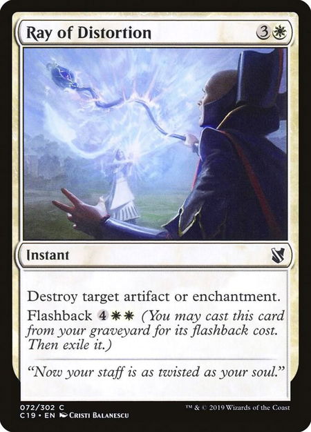 Ray of Distortion - Commander 2019 Magic: The Gathering trading card