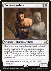 Doomed Artisan - Commander 2019 (C19) #3 - Rare Magic: The Gathering Trading Card