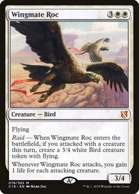 Wingmate Roc - Commander 2019 (C19) #78 - Mythic Magic: The Gathering Trading Card