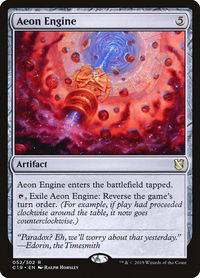Aeon Engine - Commander 2019 (C19) #52 - Rare Magic: The Gathering Trading Card