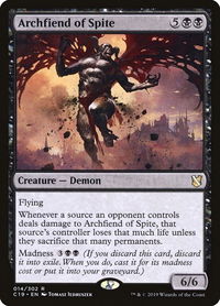 Archfiend of Spite - Commander 2019 (C19) #14 - Rare Magic: The Gathering Trading Card