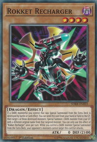 Rokket Recharger - Structure Deck: Rokket Revolt (SDRR) #SDRR-EN003 - Common / Short Print YuGiOh Trading Card